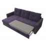 Угловой диван Валенсия (велюр фиолетовый)